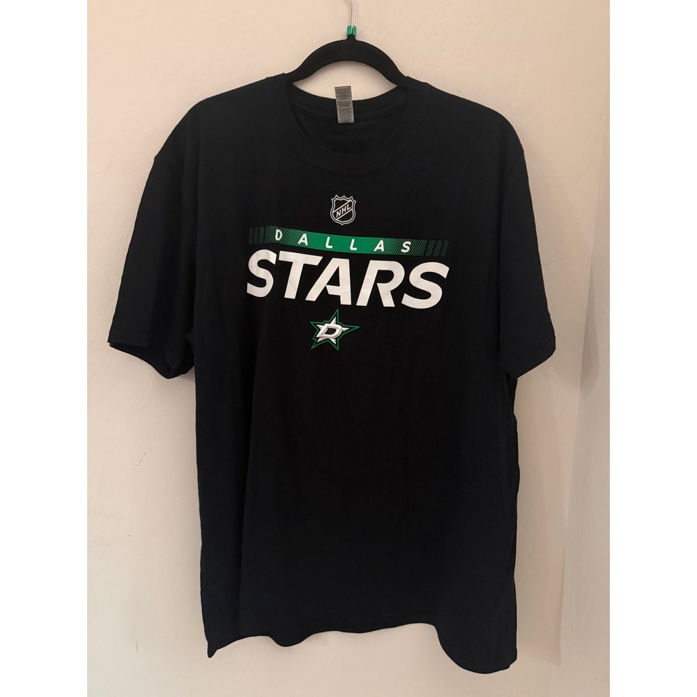 Men's NHL Dallas Stars Black Graphic T-Shirt Size XL-NWOT
